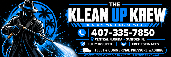 Official The Klean Up Krew brand artwork and contact details